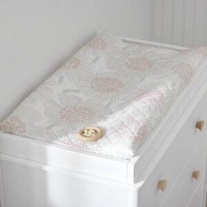 The Company Store Company Kids Quilted Organic Cotton Percale Changing Pad Cover